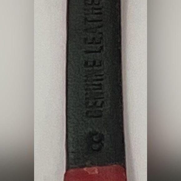 Rolex Vintage Swiss Oyster Perpetual Yellow Gold Red Leather Strap Women's Watch - Picture 8 of 17